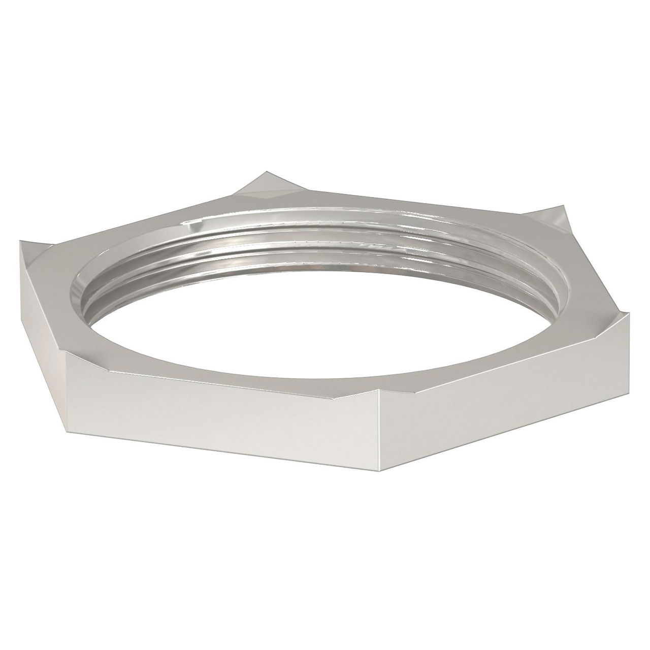 Porca dentada M25x1,5 Latão niquelado