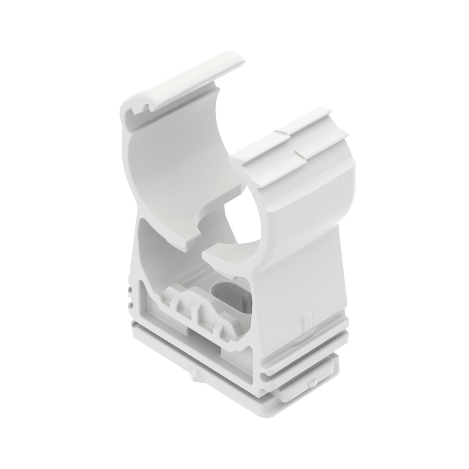 ProQuick clip 16-20mm Poliamida branco de sinalização RAL 9003