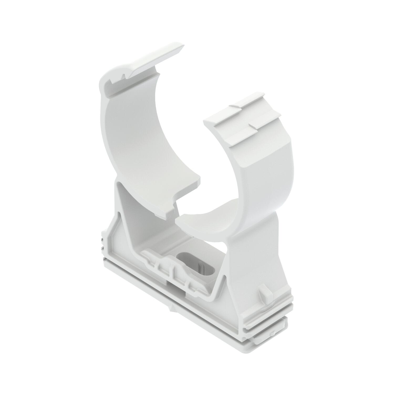 ProQuick clip 31,2-35,8mm Poliamida branco de sinalização RAL 9003