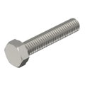Hexagonal screw M8x40mm Aço inoxidável, livre de ferrugem brilhante, pós-tratamento