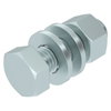 Hexagonal screw with nut and waschers M12x40 Aço galvanizado a quente por centrifugação zinco