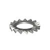 Serrated washer M10 Aço inoxidável, livre de ferrugem brilhante, pós-tratamento