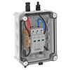 Caixa completa 1x1 FV-String em 1 WR-MPP+MC4 1000V DC cinzento claro RAL 7035