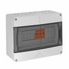 Combiner box PV with 4-string + fuse 900V DC cinzento claro RAL 7035