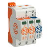Descarregador sobretensões V20 2 polos com NPE + sinal remoto 150V