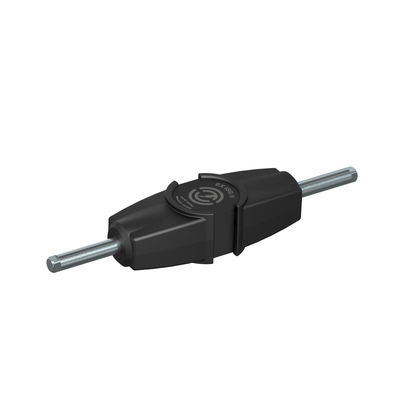 Explosor equipotencial ligação equipotencial indireta 215x47x35 preto