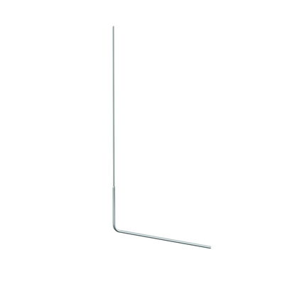 Tubular interception rod angled 2000 Alumínio