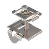 Terminal intermédio para sistema em espaço aberto 73x54x66 Aço inoxidável, livre de ferrugem 1.4301 A2 1.4301 aço inoxidável