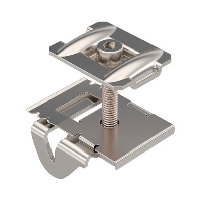Terminal intermédio para sistema em espaço aberto 73x54x66 Aço inoxidável, livre de ferrugem 1.4301 A2 1.4301 aço inoxidável