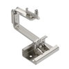 Gancho de telhado universal para sistema telhado inclinado 140x197x144 Aço inoxidável, livre de ferrugem A2 1.4301 brilhante, pós-tratamento aço inoxidável