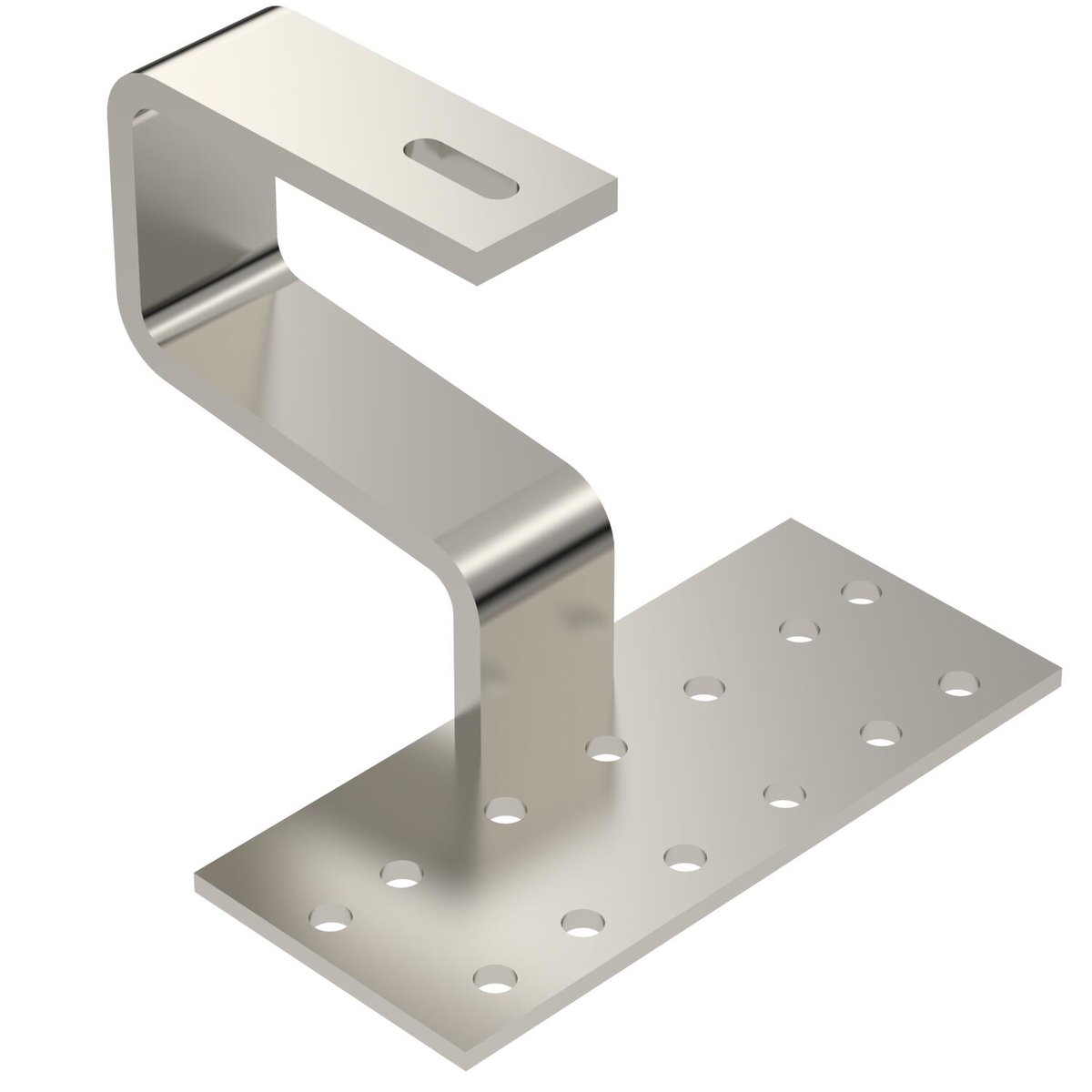 Gancho telhado grandes cargas para sistema telhado inclinado 192x180x130 Aço inoxidável, livre de ferrugem A2 1.4301 recartilhado aço inoxidável