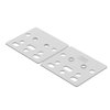Placa de base para ganchos de telhado 183x80x4 Polietileno cinzento claro RAL 7035
