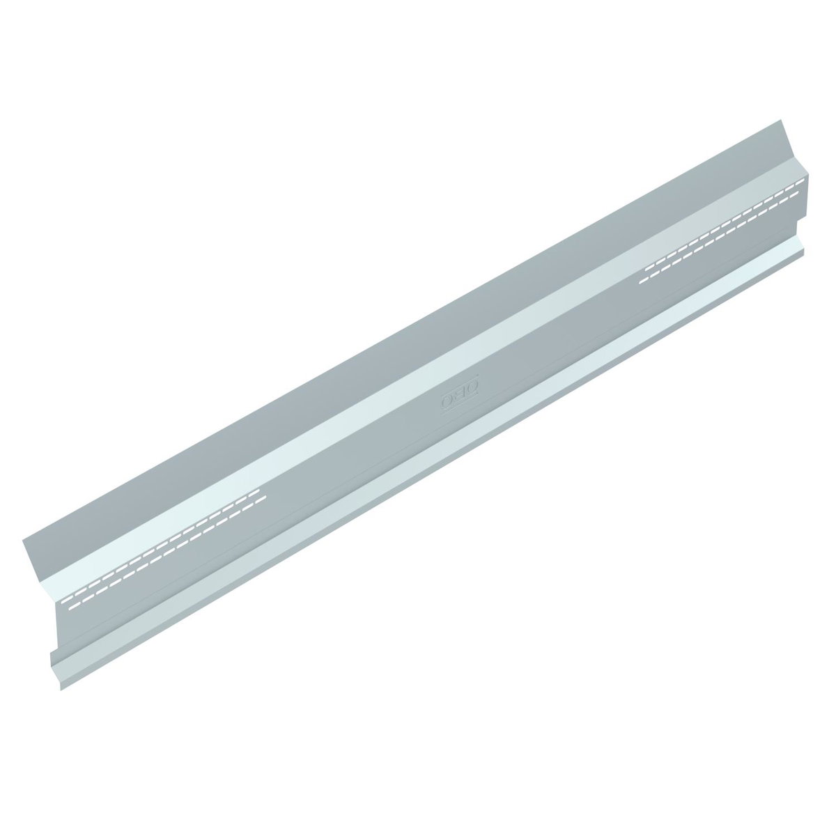 Para-vento para sistema de telhado plano 44x372x2200 Aço Galvanização continua zinco/alumínio, Double Dip zinco