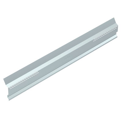 Para-vento para sistema de telhado plano 44x372x2200 Aço Galvanização continua zinco/alumínio, Double Dip zinco
