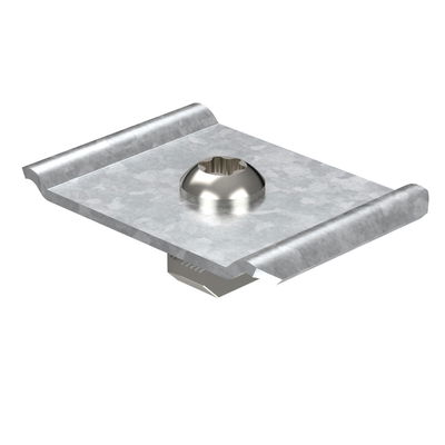 Conj. fixação c. cabos varão para sistema de telhado plano 60x40x20 Aço Galvanizado por imersão a quente após maquinação zinco
