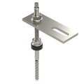 Hanger bolt set for pitched roof system 200x40x27 Aço inoxidável, livre de ferrugem A2 1.4301 aço inoxidável