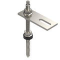 Hanger bolt set for pitched roof system 200x40x30 Aço inoxidável, livre de ferrugem A2 1.4301 aço inoxidável