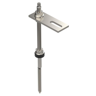 Hanger bolt set for pitched roof system 300x40x30 Aço inoxidável, livre de ferrugem A2 1.4301 aço inoxidável