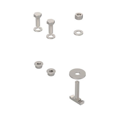 Conj. Parafusos fita perfurada para sistema em espaço aberto Aço inoxidável, livre de ferrugem aço inoxidável