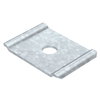 Peça de aperto para parafuso M10 60x40 Aço Galvanizado por imersão a quente após maquinação zinco