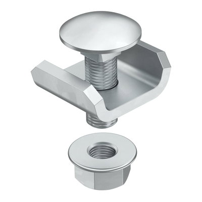 U-connector for mesh cable tray 24x28x30 Aço eletrogalvanizado zinco