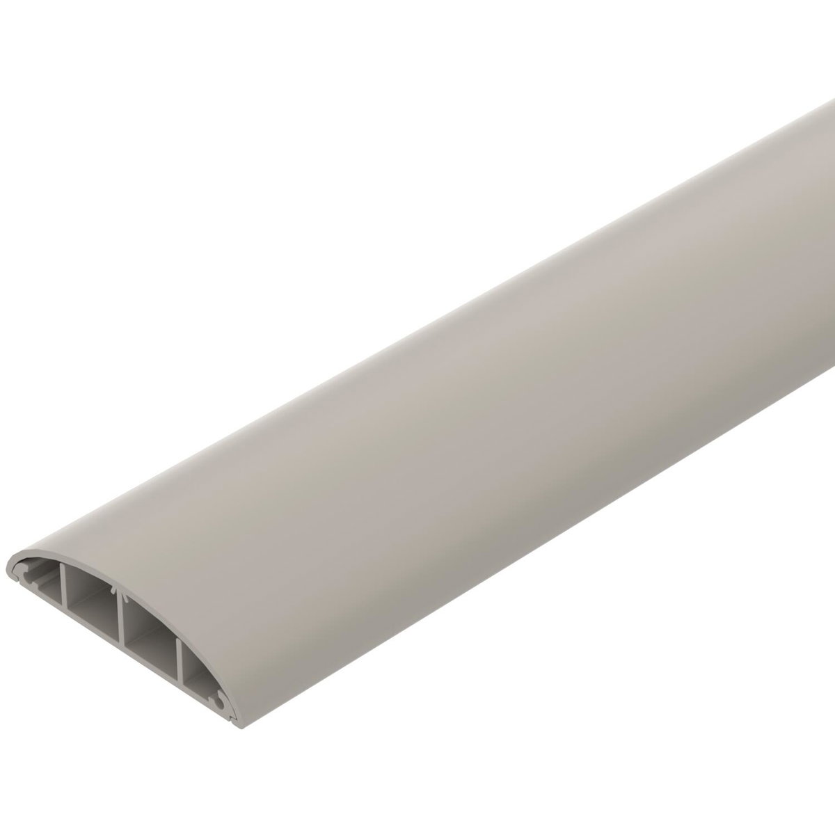 Floor trunking 2000x74,3x18 Policloreto de vinilo cinzento pedra RAL 7030