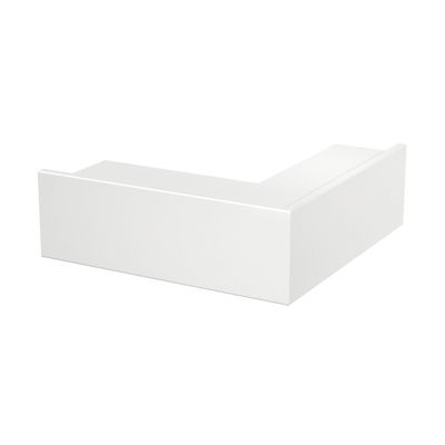 Ângulo externo 348x130x100 Policloreto de vinilo branco puro RAL 9010