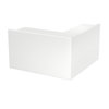 Ângulo externo 348x230x100 Policloreto de vinilo branco puro RAL 9010