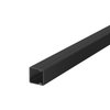 Wall trunking system with base perforation 2000x20x20 Policloreto de vinilo preto RAL 9005