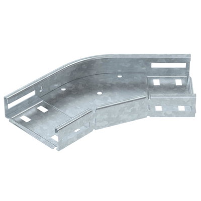 45° bend for cable tray, horizontal 35x100 Aço Galvanizado por imersão a quente após maquinação zinco