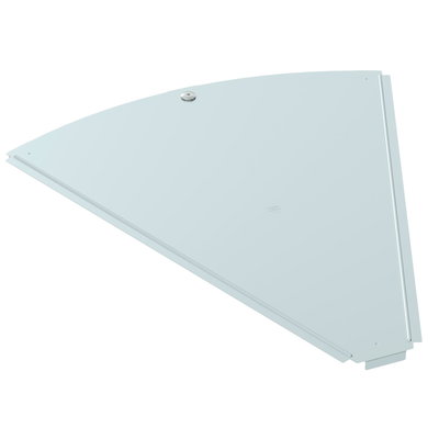 Tampa para ângulo 45° B600mm Aço Galvanização continua zinco/alumínio, Double Dip zinco