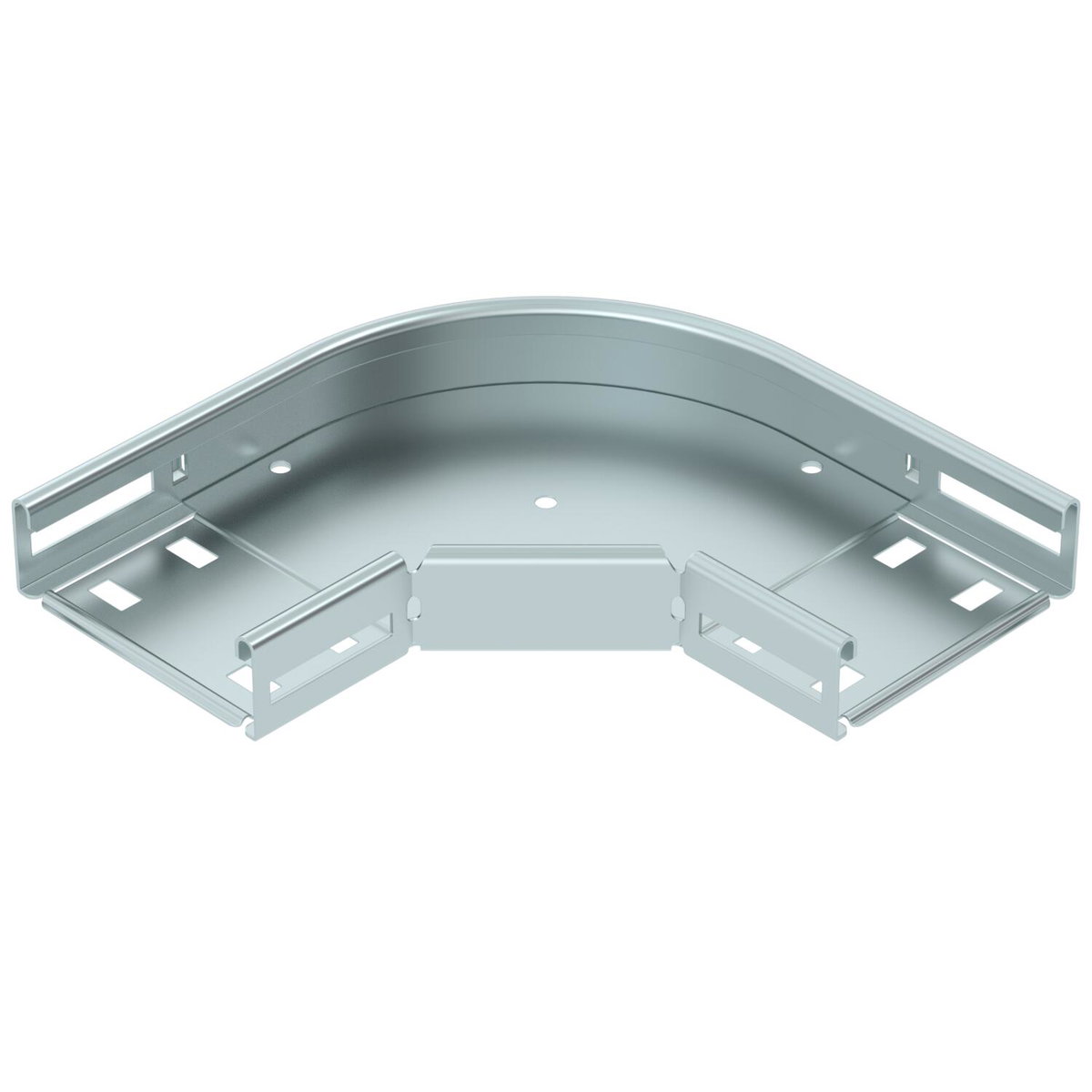 Ângulo 90º para caminho cabos, horizontal 35x100 Aço galvanizado pelo método Sendzimir zinco