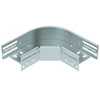90° bend for cable tray, horizontal 60x100 Aço galvanizado pelo método Sendzimir zinco