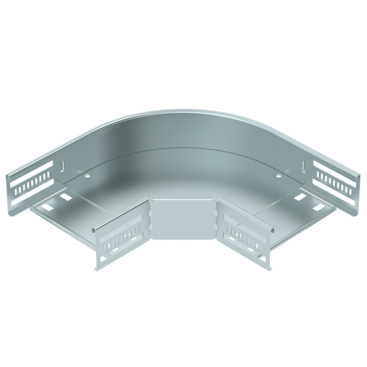Ângulo 90º para caminho cabos, horizontal 60x150 Aço galvanizado pelo método Sendzimir zinco