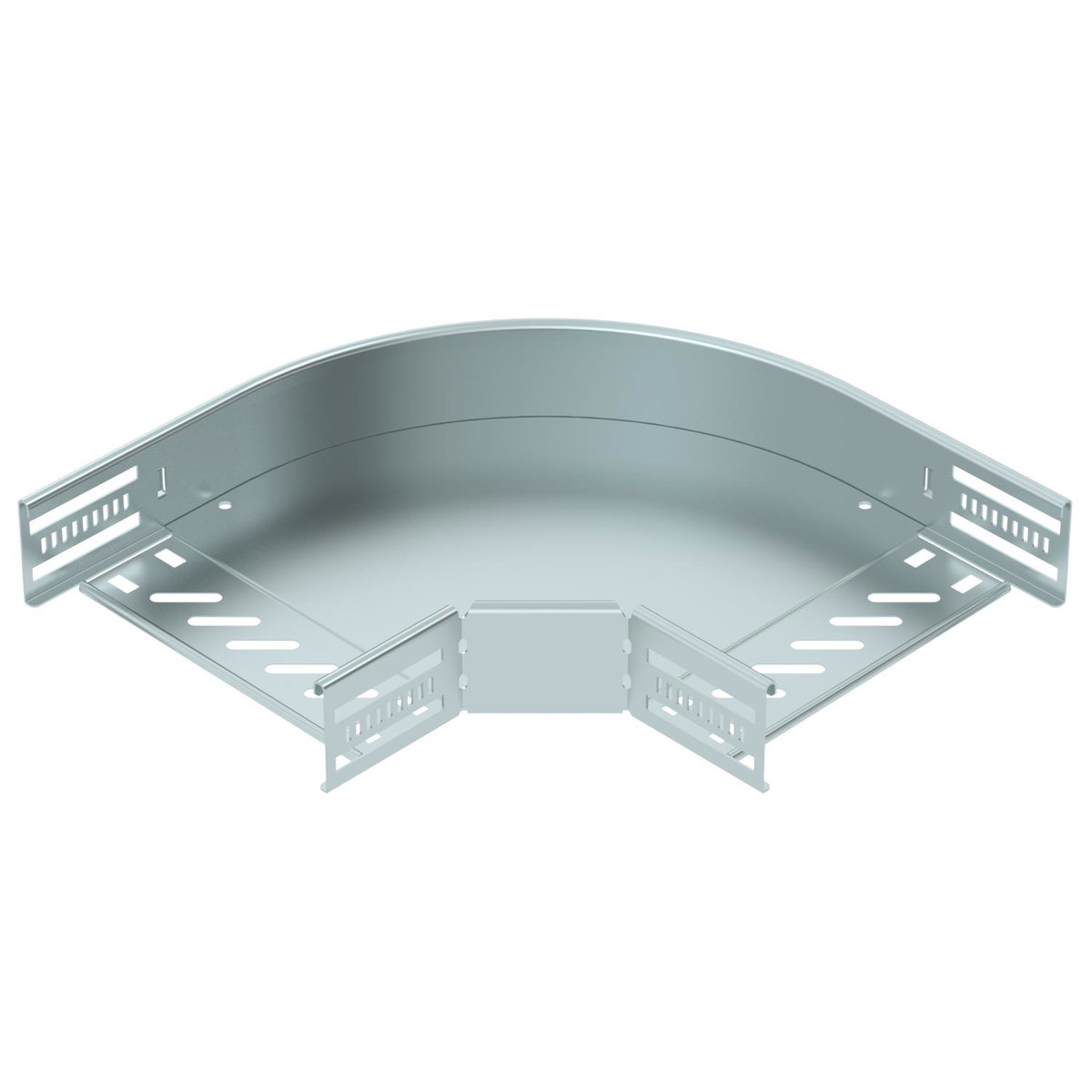 Ângulo 90º para caminho cabos, horizontal 60x200 Aço galvanizado pelo método Sendzimir zinco