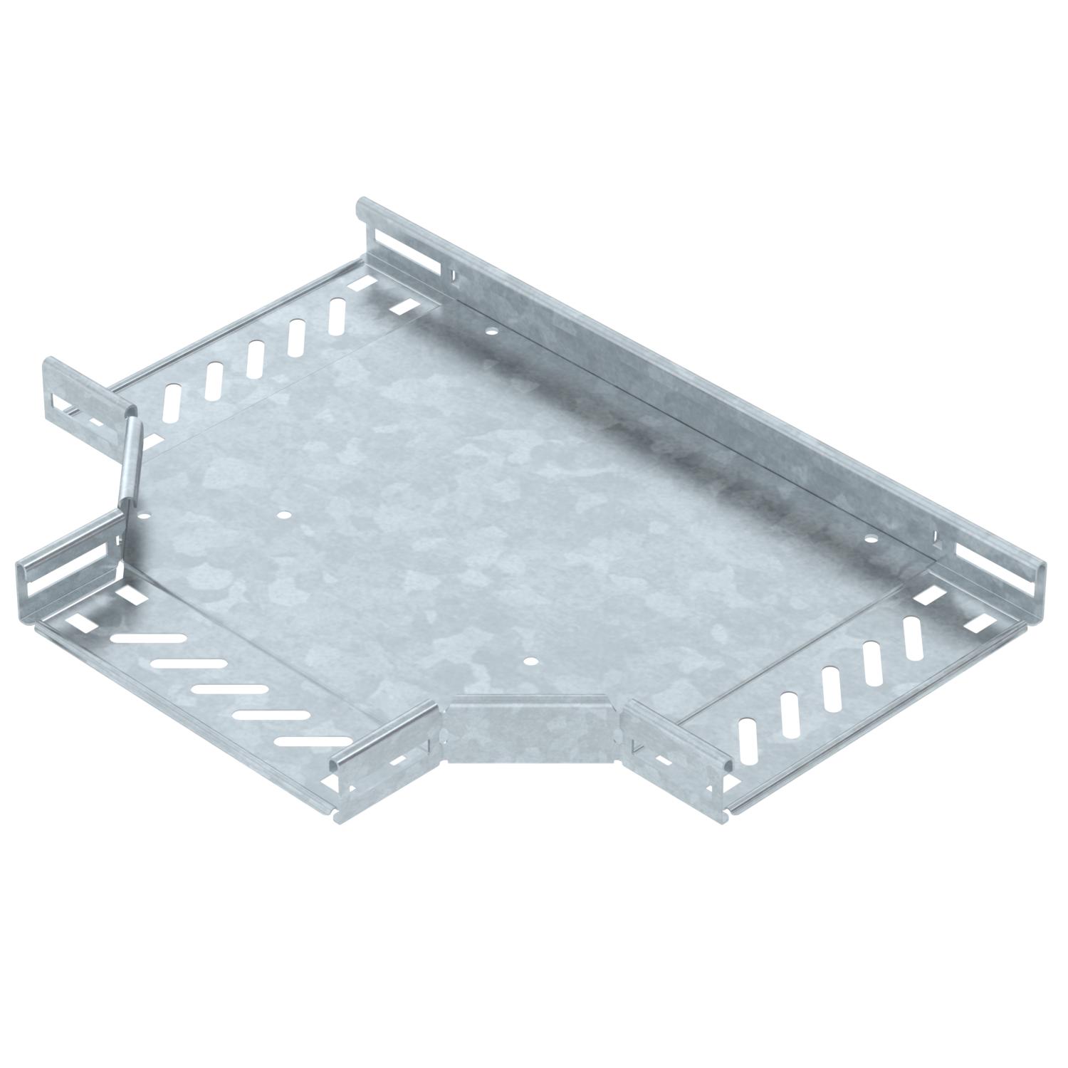 T piece for cable tray, horizontal 35x200 Aço Galvanizado por imersão a quente após maquinação zinco
