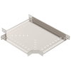 T piece for cable tray, horizontal 60x500 Aço inoxidável A4 1.4571 brilhante, pós-tratamento aço inoxidável