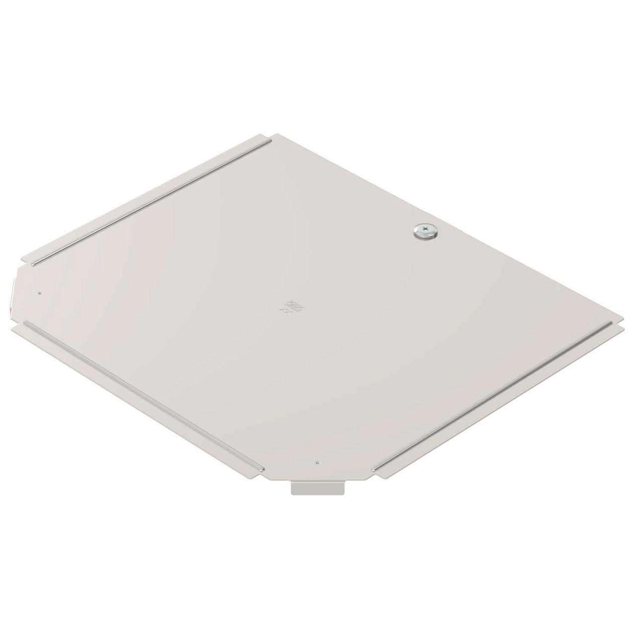Cover for T piece B400mm Aço inoxidável A4 1.4571 brilhante, pós-tratamento aço inoxidável