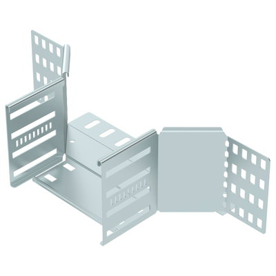 Derivação simples para caminho de cabos em chapa 110x150 Aço galvanizado pelo método Sendzimir zinco