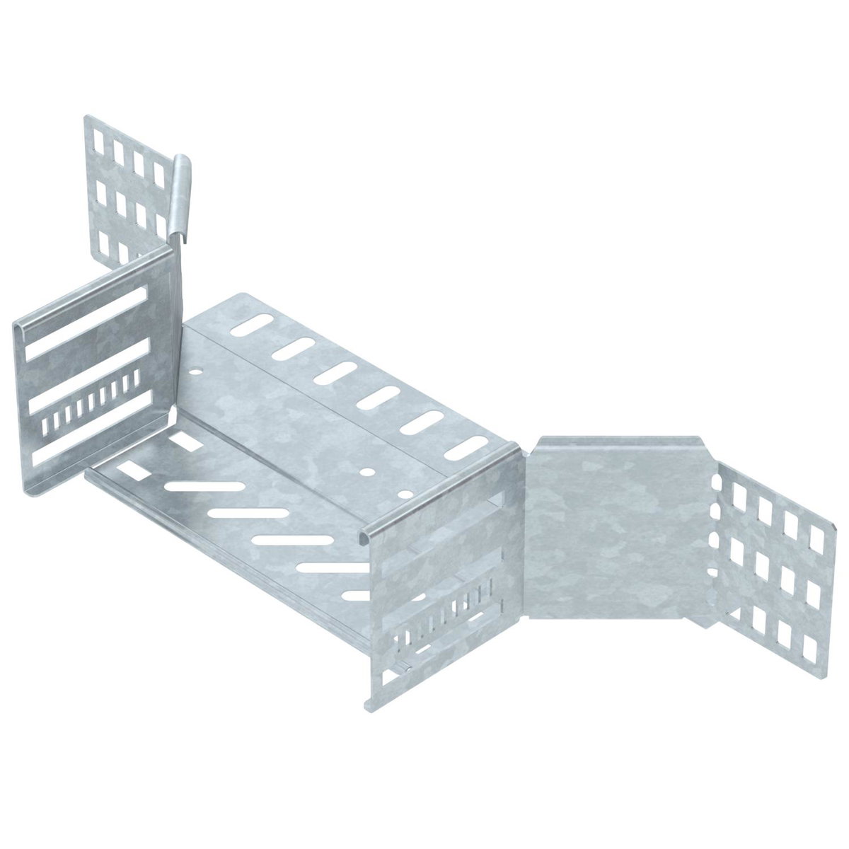 Derivação simples para caminho de cabos em chapa 85x200 Aço Galvanizado por imersão a quente após maquinação zinco