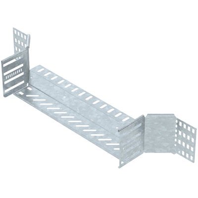 Derivação simples para caminho de cabos em chapa 110x400 Aço Galvanizado por imersão a quente após maquinação zinco