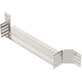 Add-on tee for cable tray 110x500 Aço inoxidável, livre de ferrugem A2 1.4301 brilhante, pós-tratamento aço inoxidável