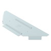 Tampa para derivação simples B100mm Aço Galvanização continua zinco/alumínio, Double Dip zinco