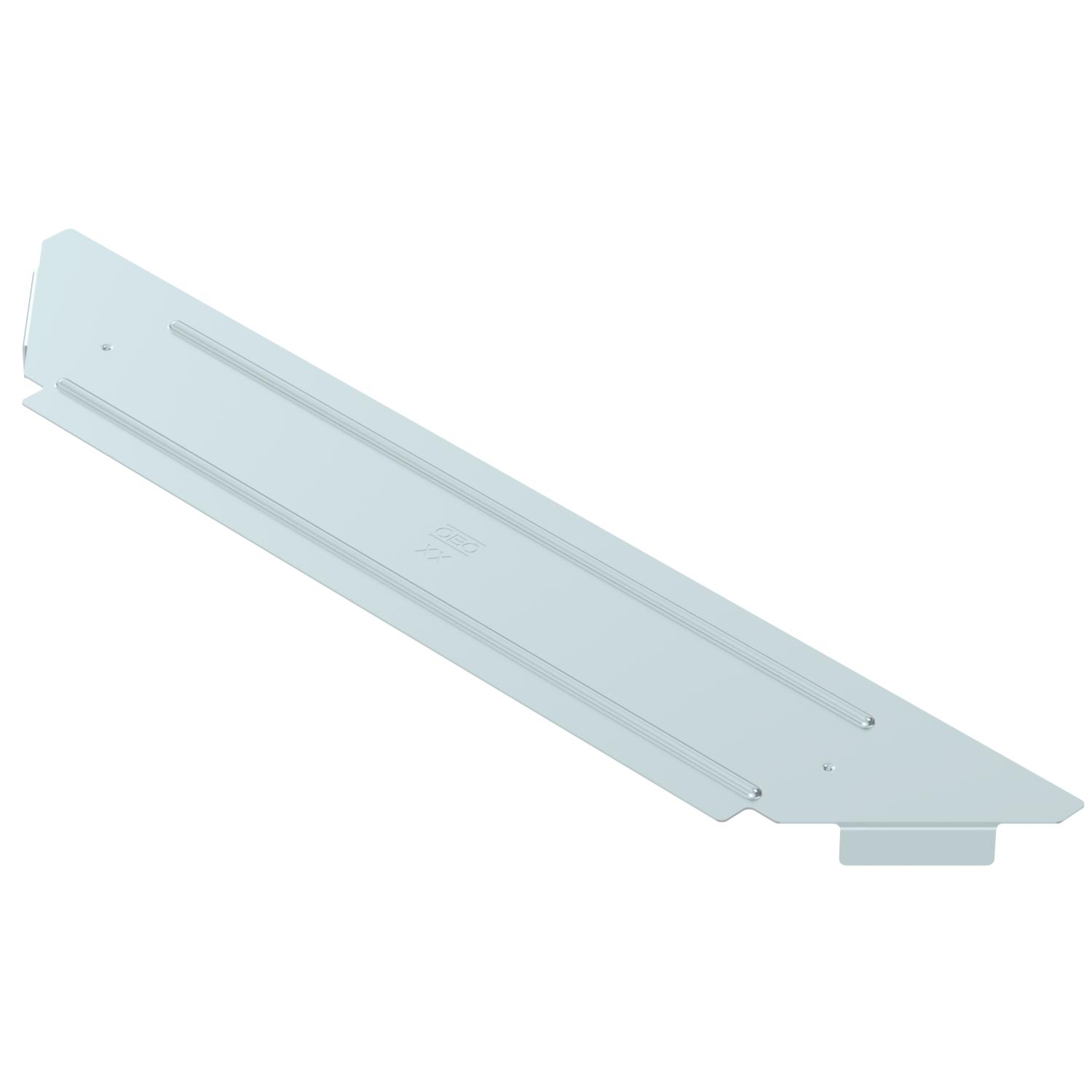 Tampa para derivação simples B300mm Aço Galvanização continua zinco/alumínio, Double Dip zinco