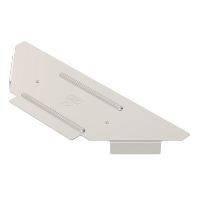 Tampa para derivação simples B100mm Aço inoxidável A4 1.4571 brilhante, pós-tratamento aço inoxidável