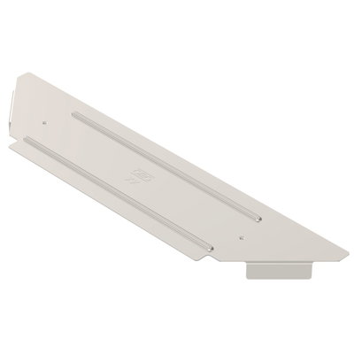 Tampa para derivação simples B200mm Aço inoxidável A4 1.4571 brilhante, pós-tratamento aço inoxidável