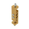 Connection terminal for conductor cable, double 25mm² Latão latão