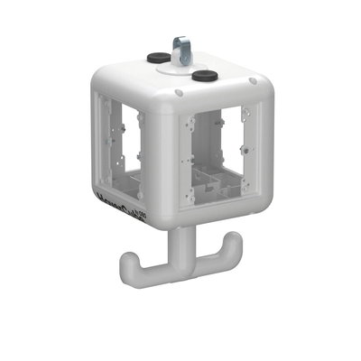 HoverCube IP20, com pega, vazio 140x140x252 Poliamida branco puro RAL 9010