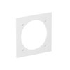 Cover plate 1x CEE 95x95mm Poliamida branco puro RAL 9010