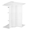 Internal corner variable 169x120x55 Policloreto de vinilo branco puro RAL 9010